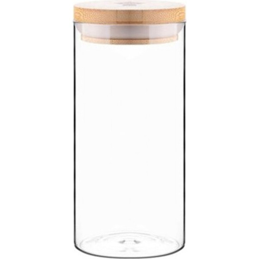 Vale Shoop Bambu Kapaklı Cam Kavanoz Saklama Kabı 10,5x6 cm Balsa BLS-6510 Saklama Kapları Fiyatı