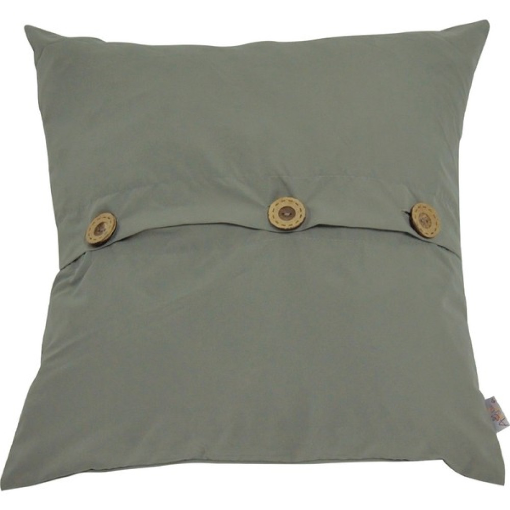 Valena Home Gri Renk Düğmeli Dış Mekan Kırlent Kılıfı 43x43 Cm. - 43 x 43 cm - Antrasit - Gri Kırlent / Mobilya Yastığı Fiyatı