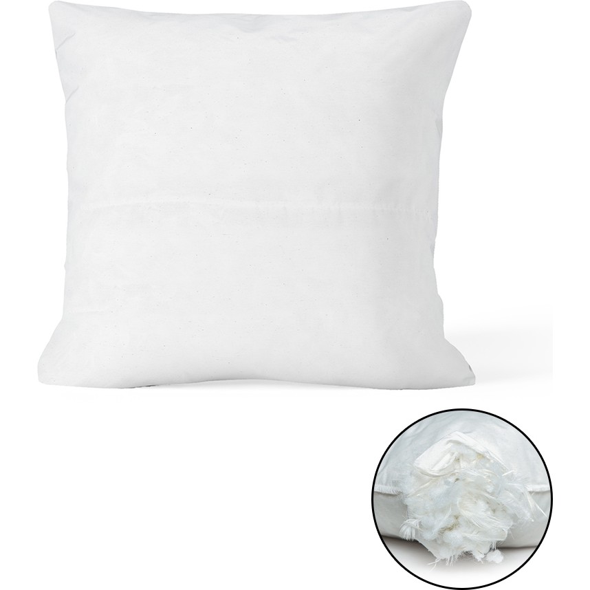 Valena Home Kaz Tüyü Kırlent Kılıfı İç Yastığı 50 x 50 cm 400 gr - Beyaz Kırlent / Mobilya Yastığı Fiyatı