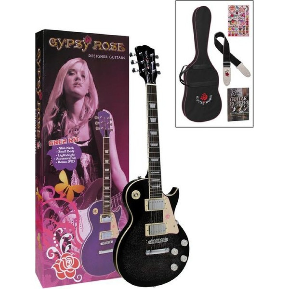 Valencia Elektro Gitar Gypsy Rose Set (Gıgbag, Strap, Stıck Elektro Gitarlar Fiyatı