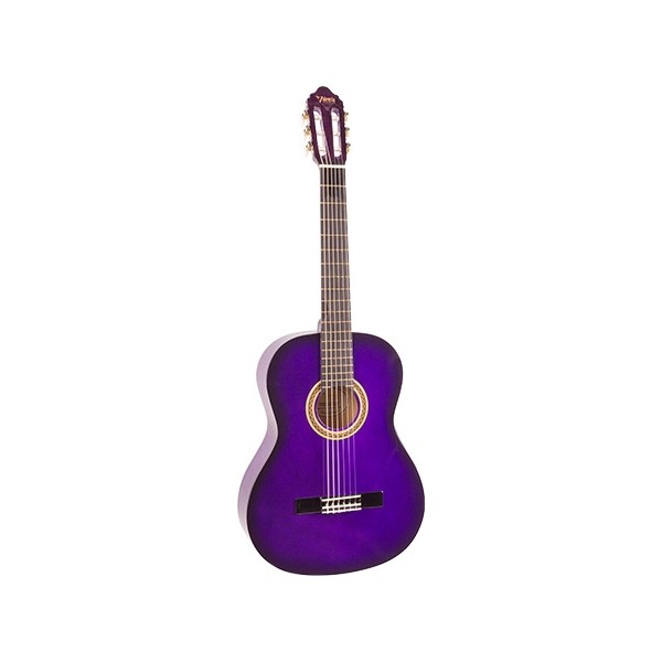 Valencia VC104 Klasik Gitar 4/4 (Mor) - Mor Klasik Gitarlar Fiyatı