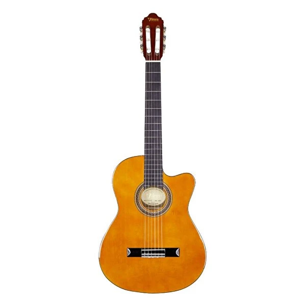 Valencia Vc104Thnc 4/4 Naturel Sap Çelikli İnce Kasa Klasik Gitar Klasik Gitarlar Fiyatı