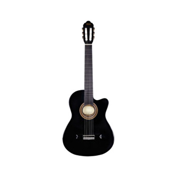 Valencia VC104THNCBK Akustik Gitar Siyah Renkli Profesyonel Kullanım İçin Özel Model Klasik Gitarlar Fiyatı