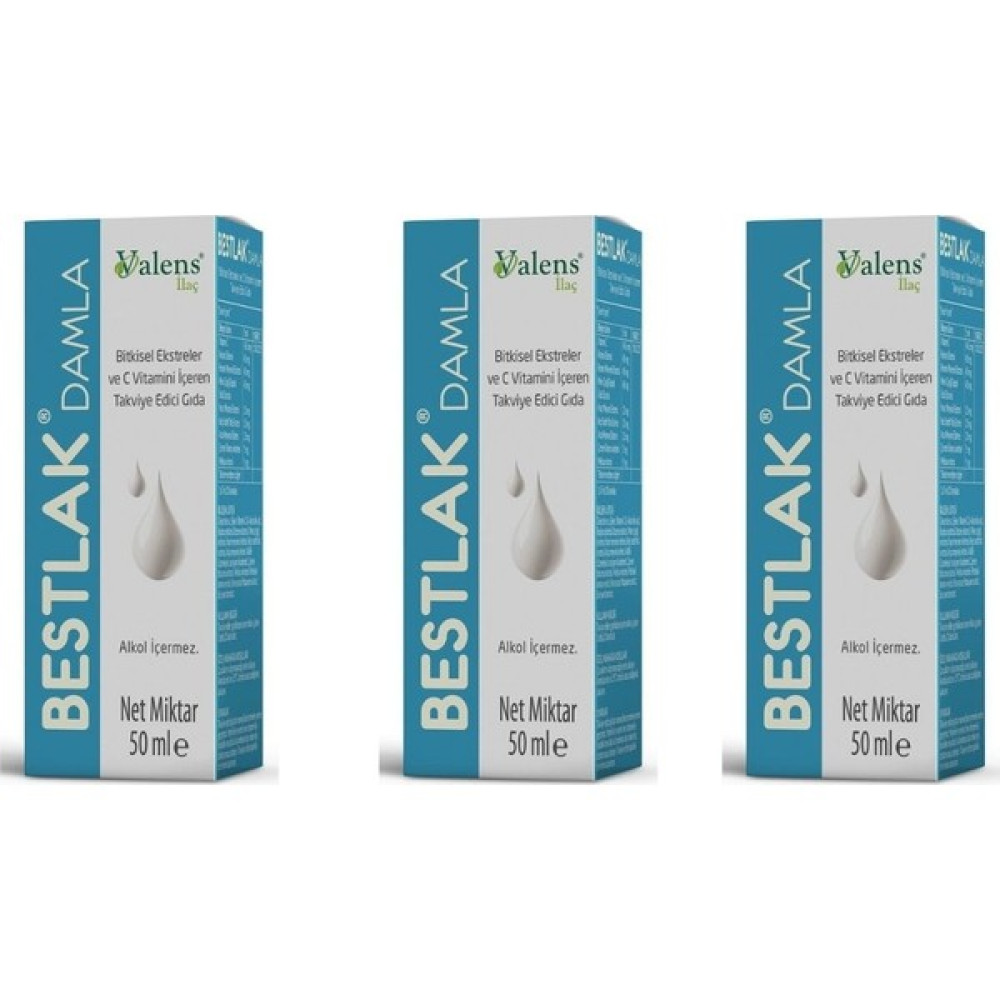Valens Bestlak Süt Arttırıcı Damla 50 ml 3 Adet Bebek Mamaları Fiyatı