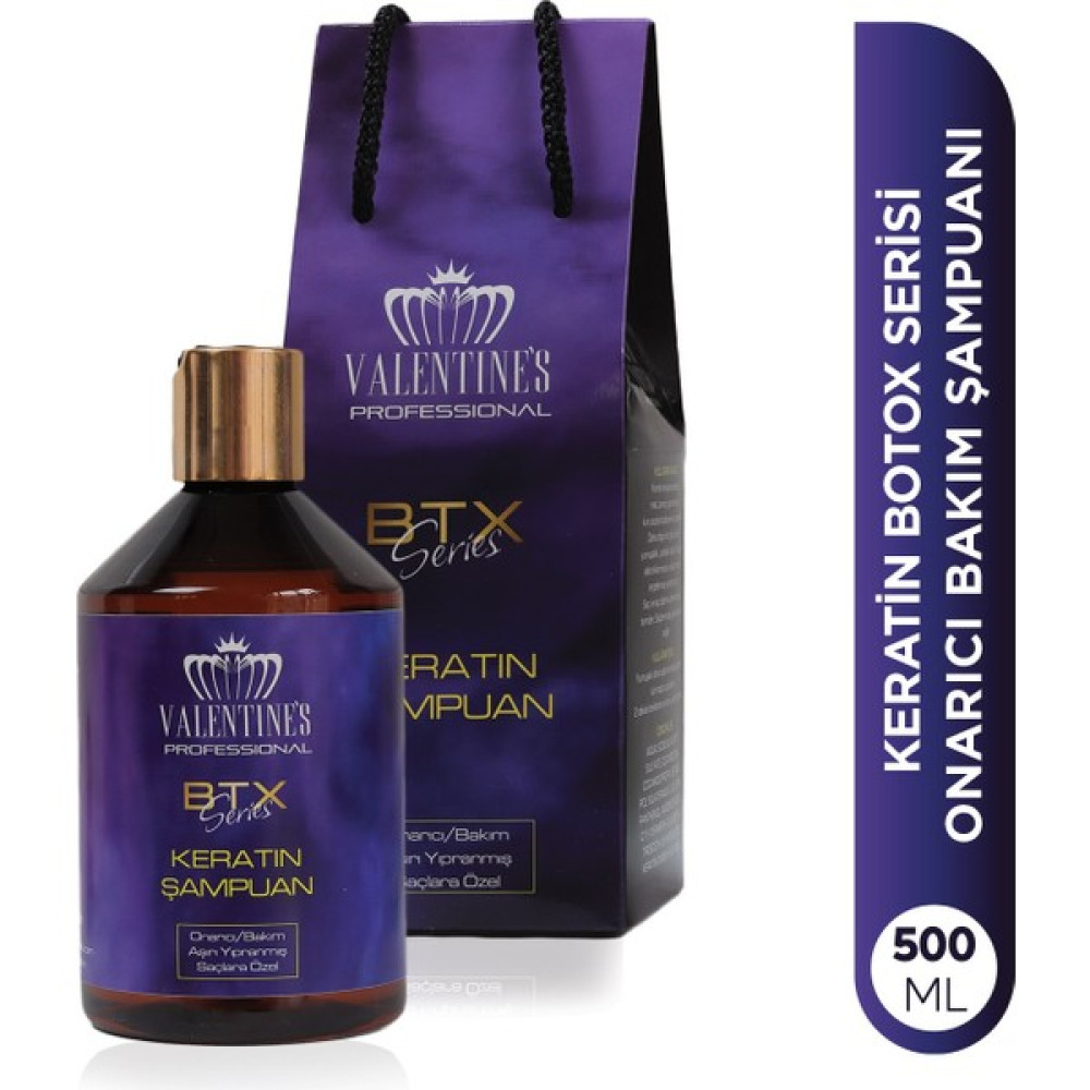 Valentines Professional Keratin Botox Canlandırıcı Bakım Onarım Şampuanı - 1 Oto Boyaları Fiyatı