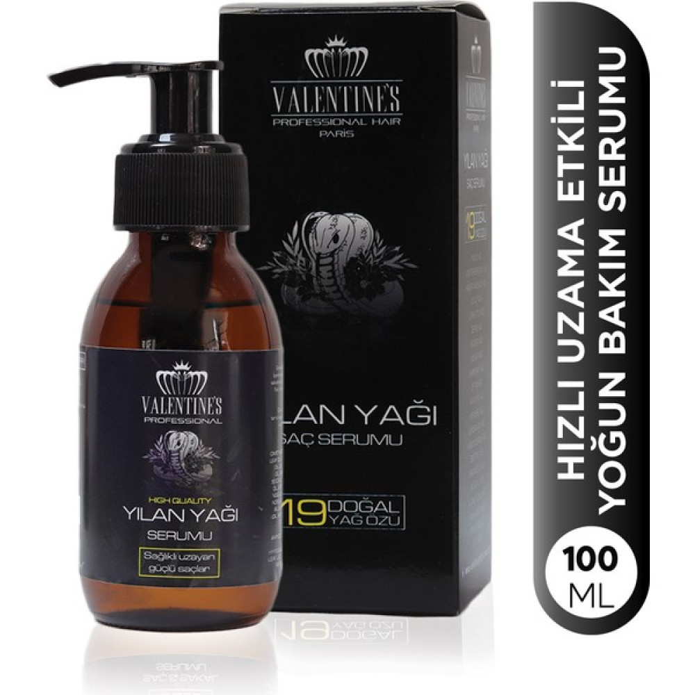 Valentines Professional Yılan Yağı Saç Serum Saç Bakım Maskeleri & Serumlar & Spreyler Fiyatı