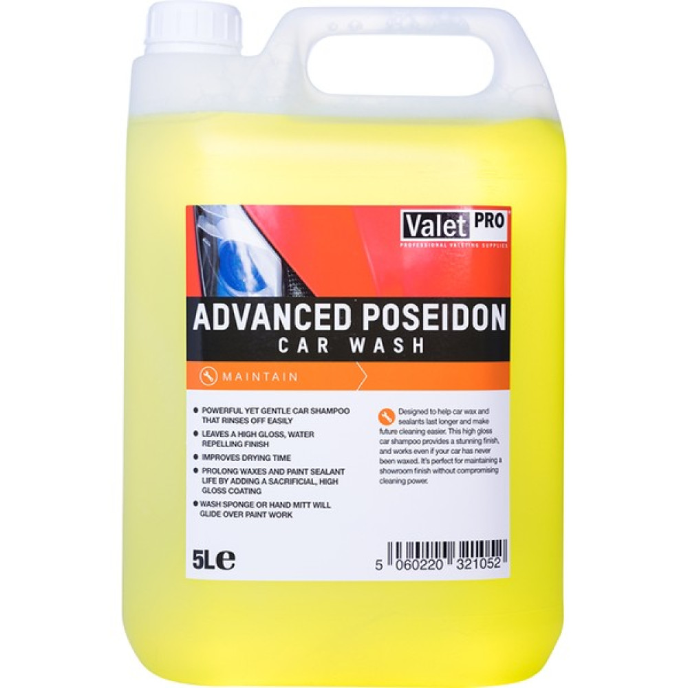 Valet Pro Advanced Poseidon Cilalı Parlatıcı Şampuan 5 Lt Oto Yıkama Ürünleri Fiyatı