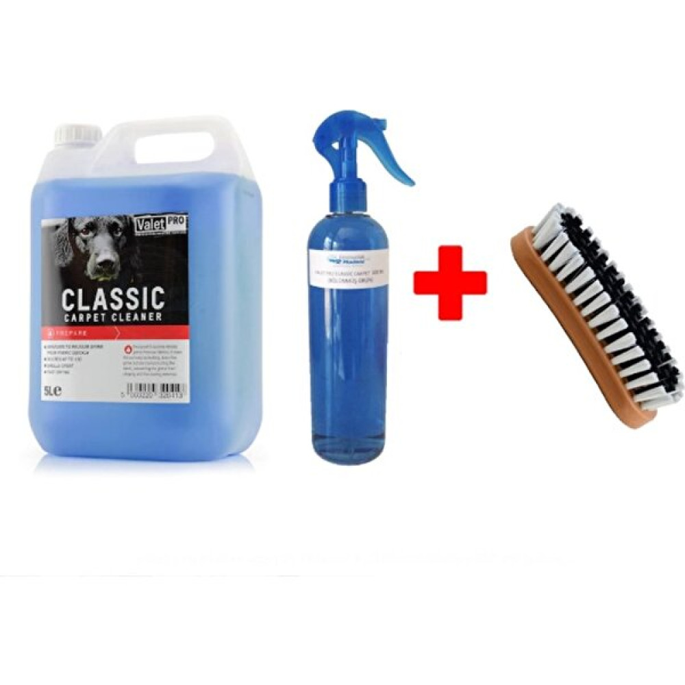 Valet Pro Classic Carpet Cleaner Koltuk Temizleme 500 ml (Bölünmüş Ürün) + Upcare Temizleme Fırçası Oto Bakım & Yenileme Ürünleri Fiyatı