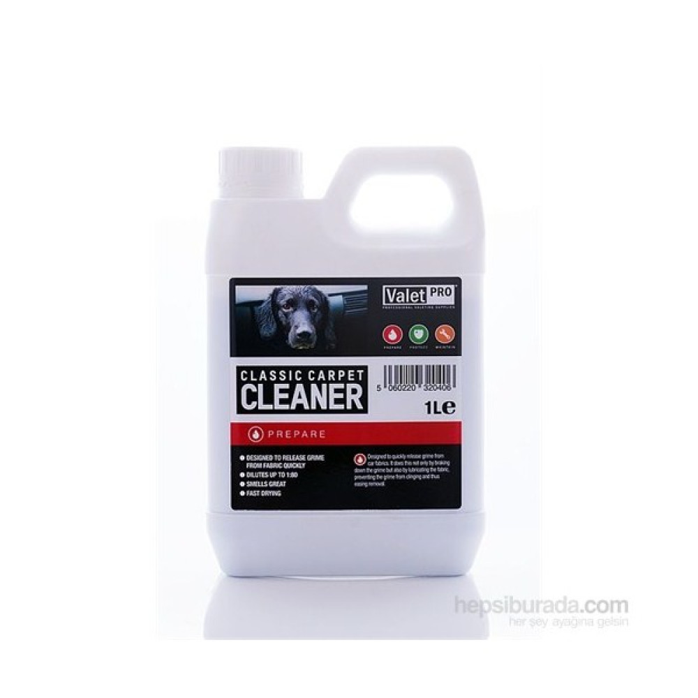 Valet Pro Classic Carpet Cleaner - Konsantre Taban ve Koltuk Temizleyici 1 L Oto Bakım & Yenileme Ürünleri Fiyatı