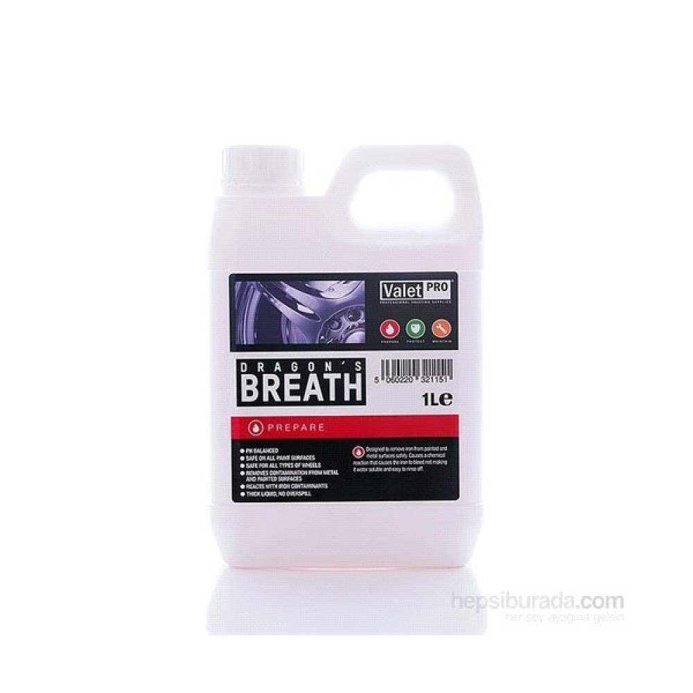 Valet Pro Dragons Breath - Ph Nötr Demir Tozu Sökücü Jant Temizleyici 1 L Jantlar & Jant Aksesuarları Fiyatı