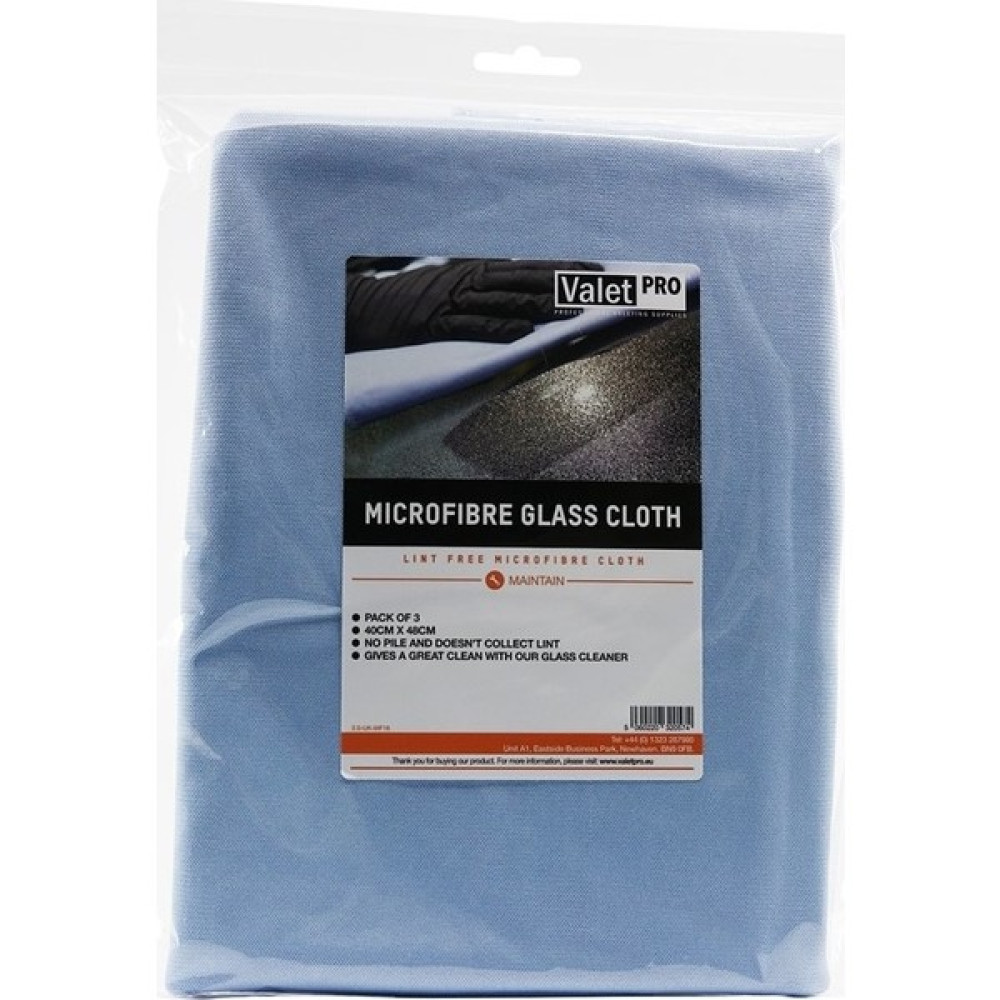 Valet Pro Glass Cloth Cam Bezi 3lü 40X48CM Oto Bakım Bezleri Fiyatı