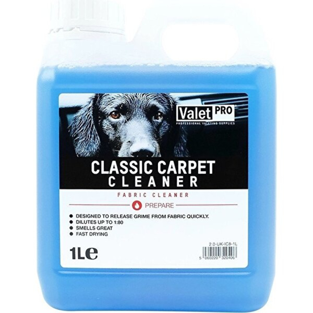 Valet Pro Halı Döşeme Temizleme Classic Carpet Cleaner 1 Lt. Oto Genel Temizlik Fiyatı