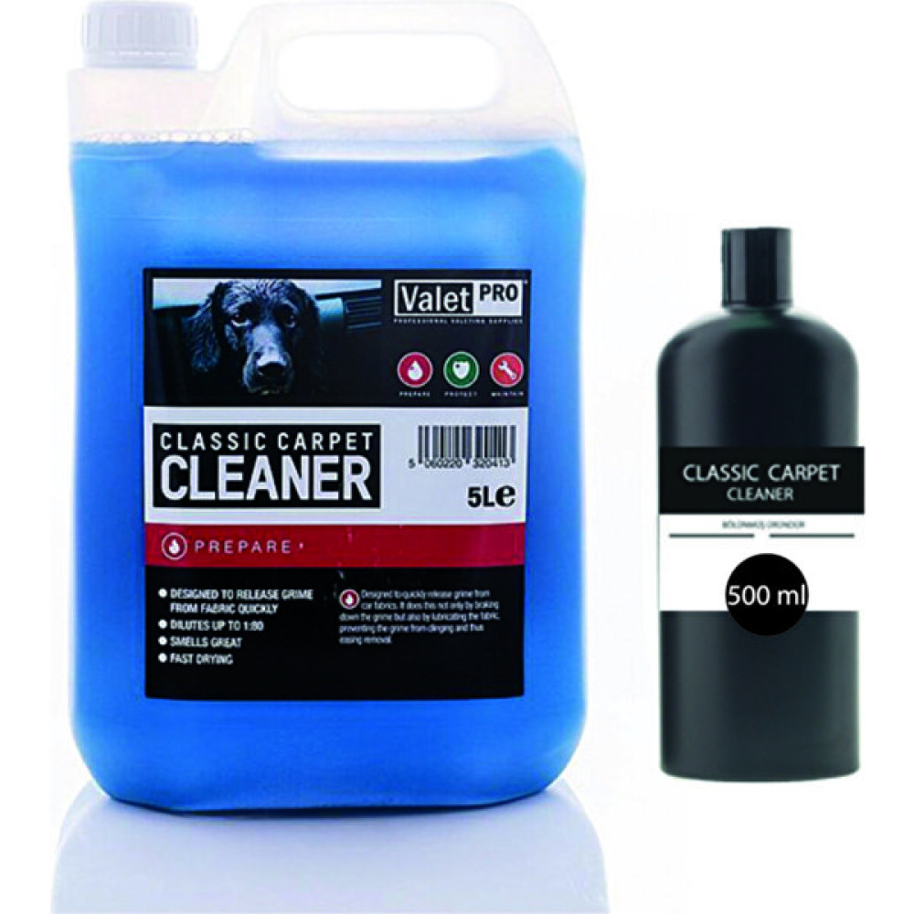 Valet Pro Halı Döşeme Temizleme Classic Carpet Cleaner 500 ml Bölünmüş Ürün Oto Genel Temizlik Fiyatı