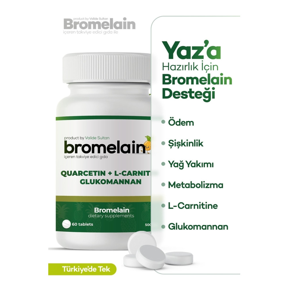 Valide Sultan Bromelain 60 Tablet Sağlık Fiyatı