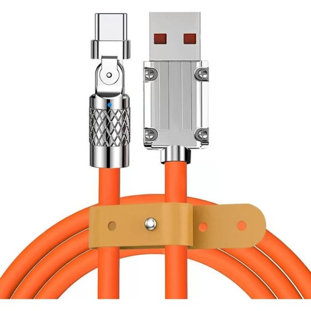 Valkyrie 6A Type-C Bakır Döşemeli Sıvı Silikon USB Data Hızlı Şarj Kablosu - 180 Derece - Katlanmaz Kırılmaz Uzun Ömürlü - 1 Metre Cep Telefonu Şarj Cihazı Fiyatı