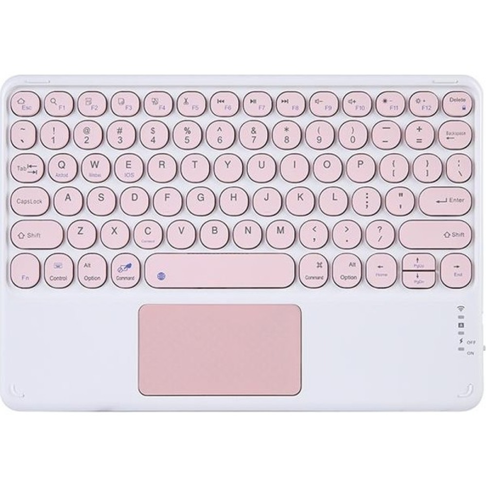 Valkyrie Kablosuz Touchpad Bluetooth Klavye - Ios Android Windows Uyumlu - Türkçe Dil - Şarjlı - Ultra Ince - Type-C Giriş Pembe Oyuncu Klavyesi Fiyatı