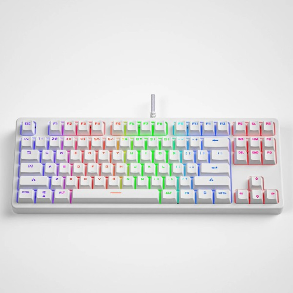 Valkyrie Leaven K870 Blue Switch Mekanik Gaming Oyun Klavyesi Rgb 61 Key Mavi Tuş Type-C Klavye Beyaz Oyuncu Klavyesi Fiyatı