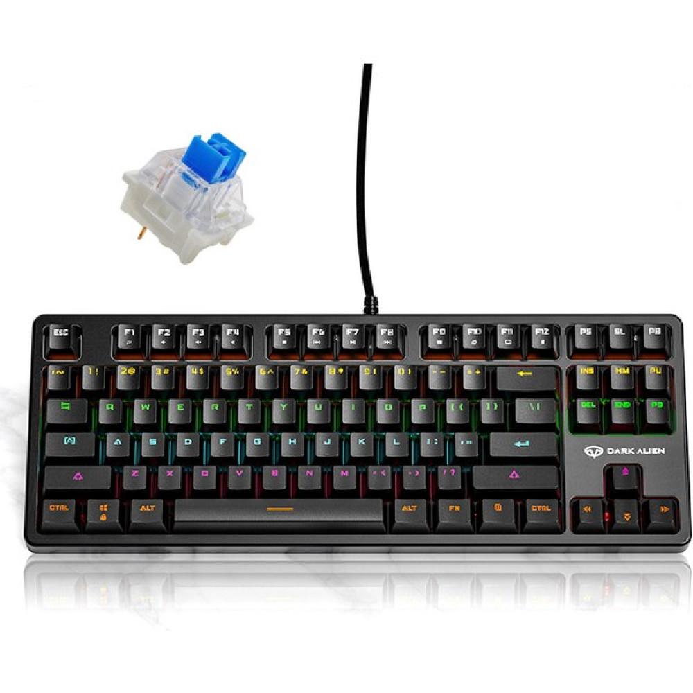 Valkyrie Leaven K870 Blue Switch Mekanik Gaming Oyun Klavyesi Rgb 61 Key Mavi Tuş Type-C Klavye Siyah Oyuncu Klavyesi Fiyatı