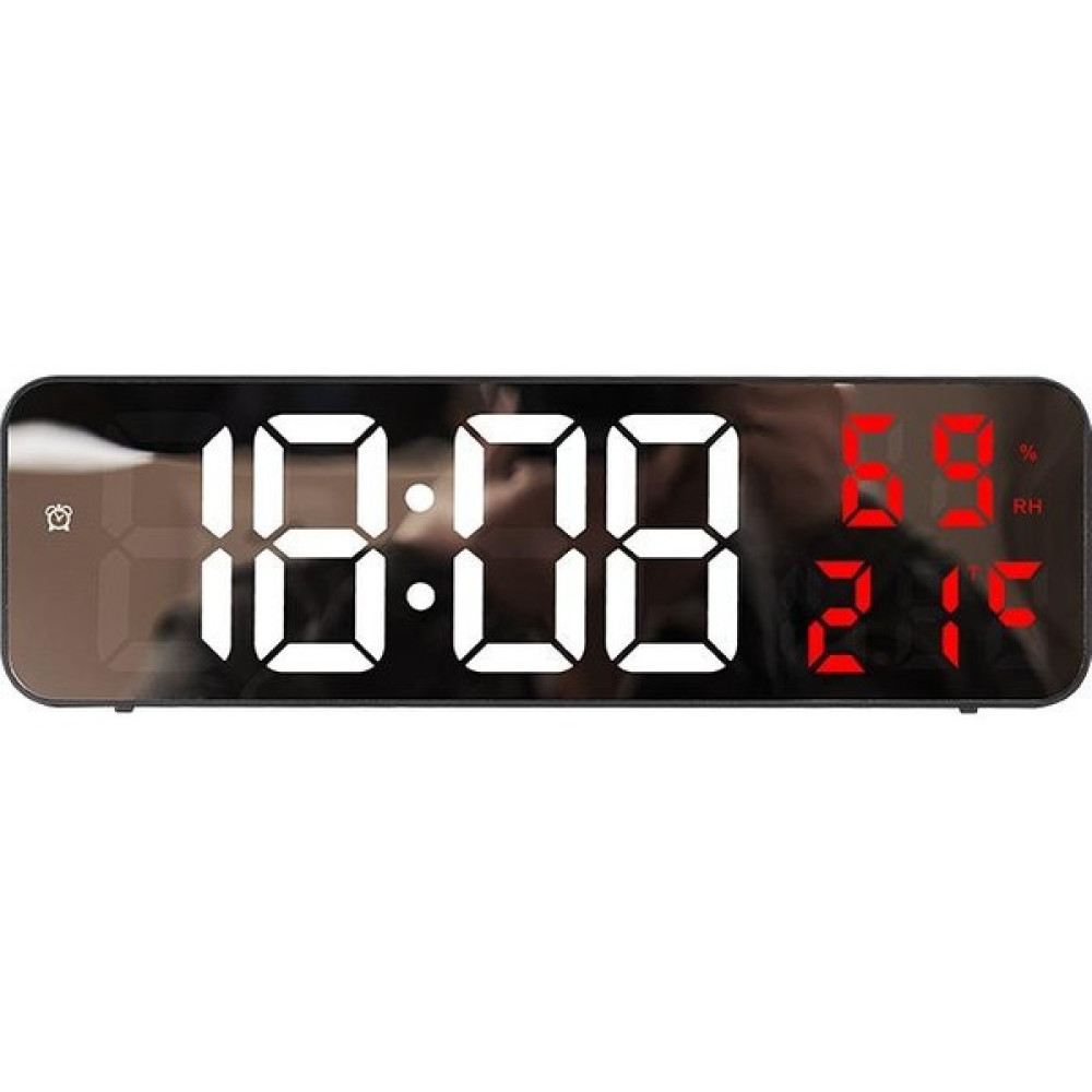 Valkyrie Nem Ölçer Dereceli LED Duvar ve Masa Alarm Saati Kırmızı Dekoratif Saat Fiyatı