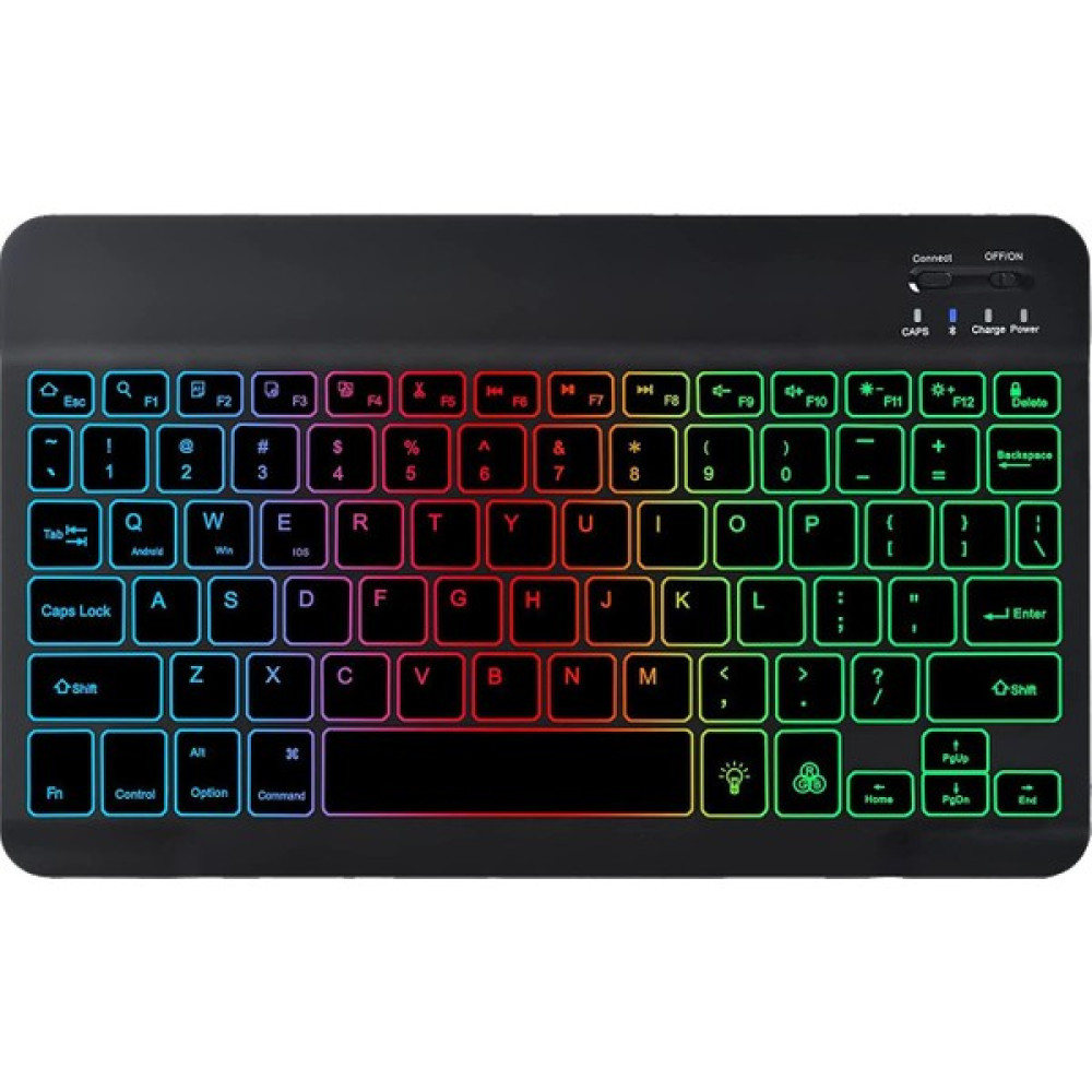 Valkyrie Rgb 7 Renk Rainbow Bluetooth Kablosuz Türkçe Klavye - Android Ios Windows Uyumlu - Şarjlı - 10 Inç - Multimedia - Ultra Ince Tasarım Oyuncu Klavyesi Fiyatı