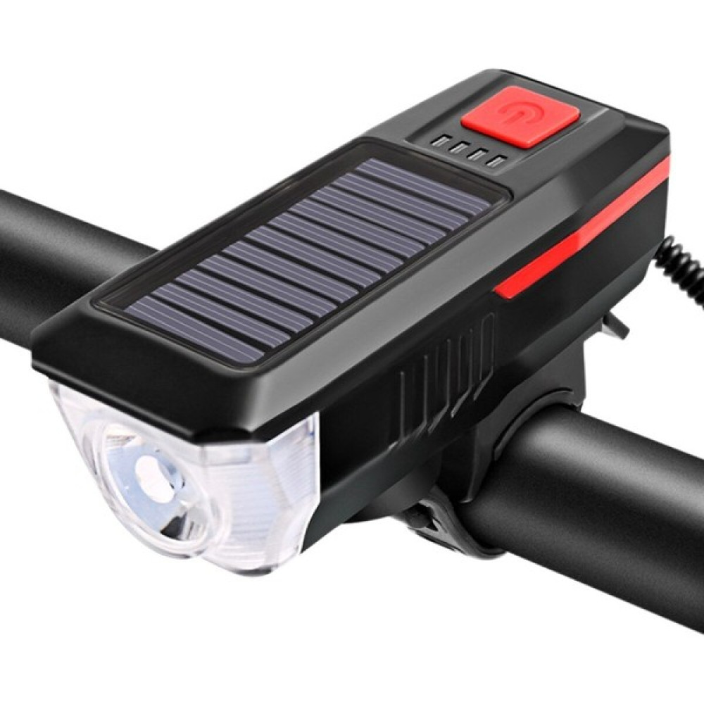 Valkyrie Solar Bisiklet Feneri Su Geçirmez T6 LED Güneş Enerji USB Şarjlı Bisiklet Aksesuarları Fiyatı