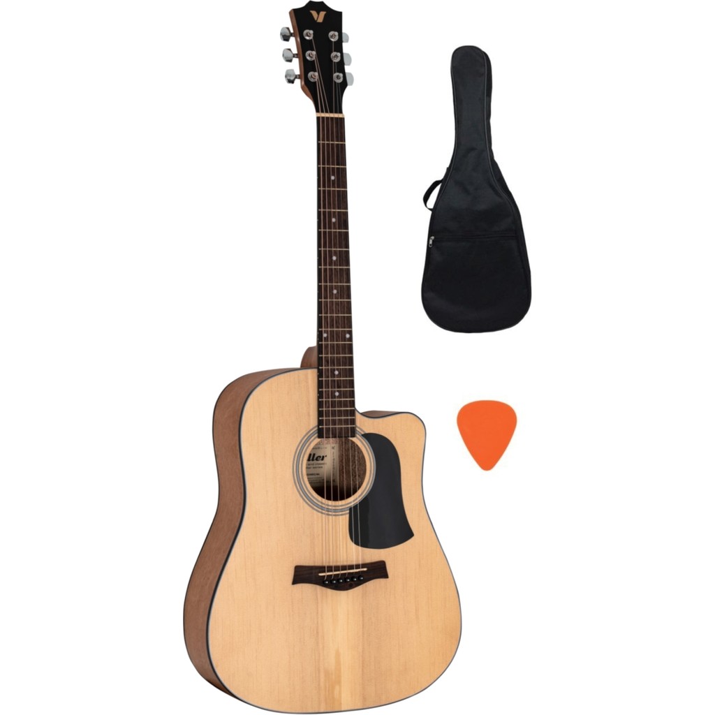 Valler AG240 NA Akustik Gitar 650 cm Uzunlukta Premium Ses Kalitesi ile Kılıf ve Pena Hediyeli Evcil Hayvan Ürünleri Fiyatı