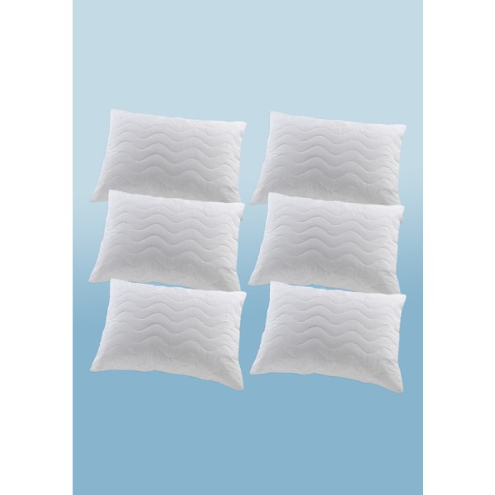 Valoroso Tekstil Fermuarlı Kapitoneli Yastık Alezi 6'lı - 50 x 70 cm - Beyaz Alez / Yatak Koruyucu Fiyatı