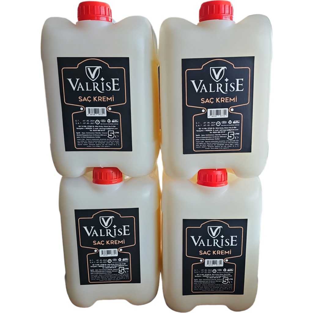 Valrise Saç Kremi 5 Litre x 4 Adet Profesyonel Üstün Kalite Diğer Fiyatı
