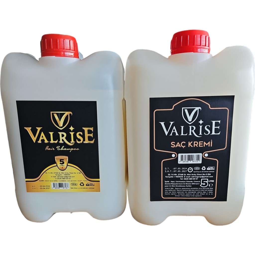 Valrise Şampuan 5 Lt ve Saç Kremi 5 Lt Diğer Fiyatı
