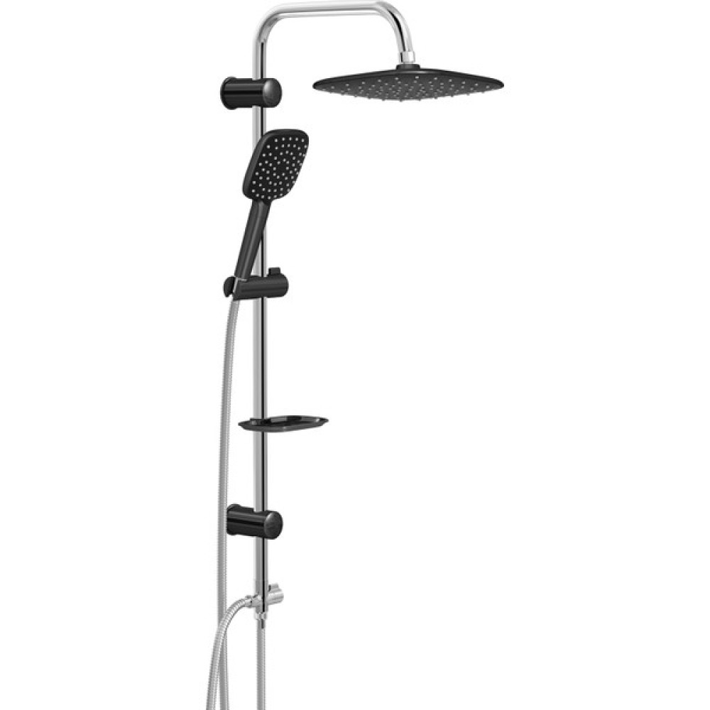 Valtemo Slim Black Robot Duş Takımı Yağmurlama Tepe Duş VS-5240 Duş Seti Fiyatı