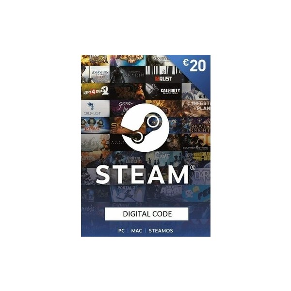 Valve Steam Hediye Kartı 20 Euro Dijital Teslimat ile Hızlı Kullanım İçin Geçerli Oyun ve Müzik Diğer Fiyatı