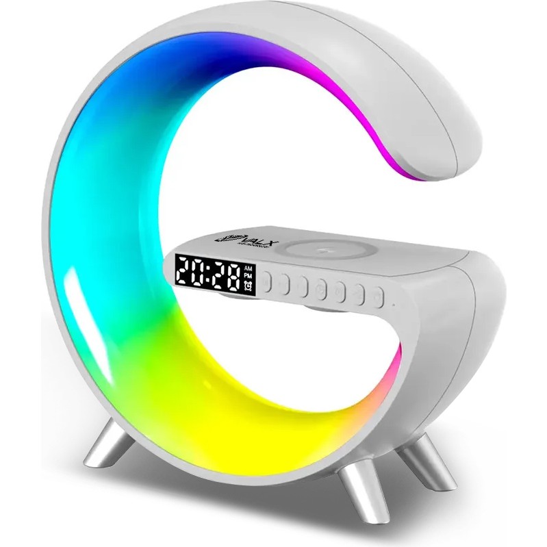 Valx Rgb Çalar Saatli Gece Lambası, Bt Destekli Çağrı Cevaplayabilen Hoparlör (G-500W) Beyaz Bluetooth Hoparlör Fiyatı