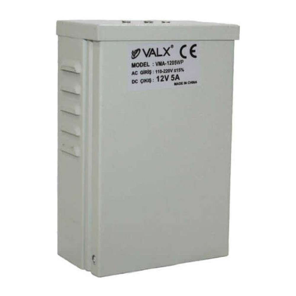 Valx VMA-1205WP 12V 5A 60W Rain Proof M.k Adptör Elektrikli El Aletleri Fiyatı
