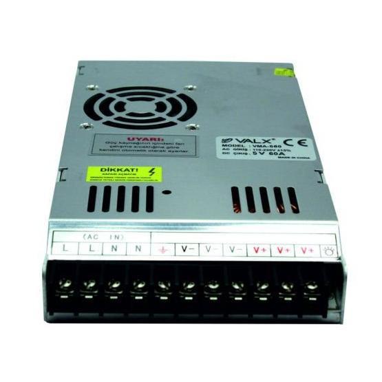 Valx VMA-560 5V 60A Metal Kasa Adaptör