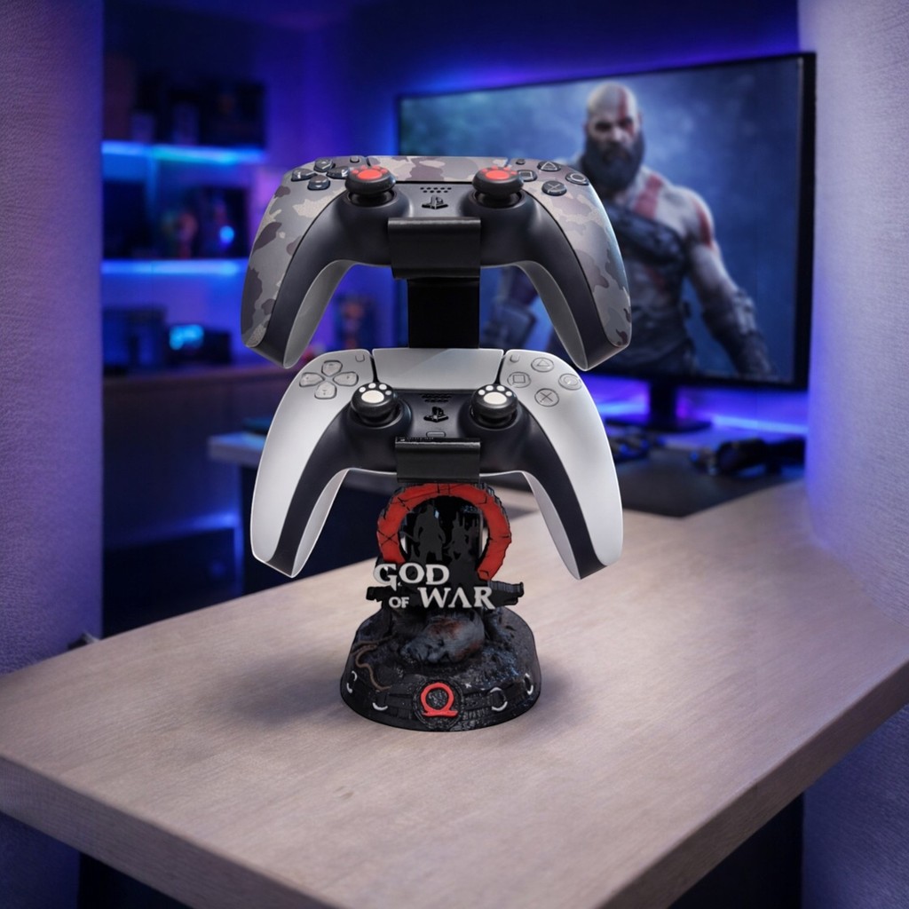 Valyria Store 3D Baskı Kol Tutucu Stand God Of War Temalı – Dualsense 2’li Controller Stand, Gaming Aksesuar Xbox Oyun Kolu ve Aksesuarları Fiyatı