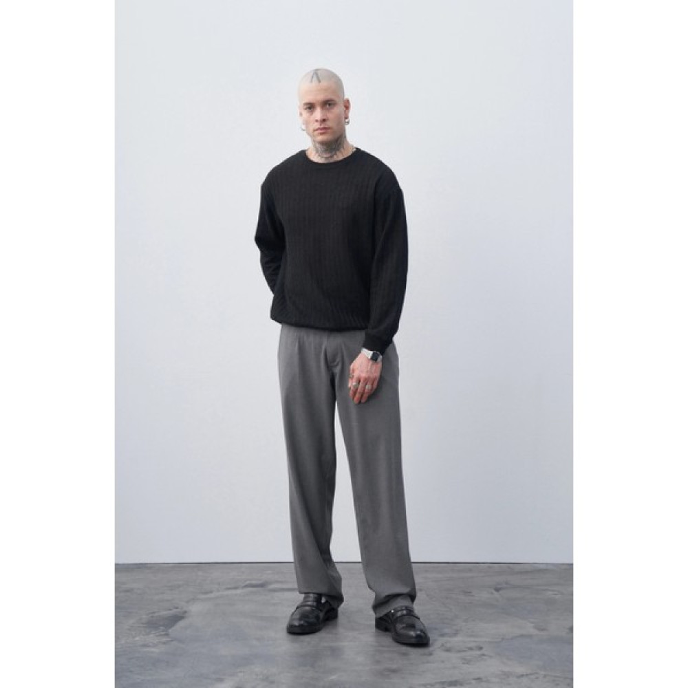 Vamosclo Antrasit Basic Baggy Kumaş Pantolon Erkek Pantolon Fiyatı