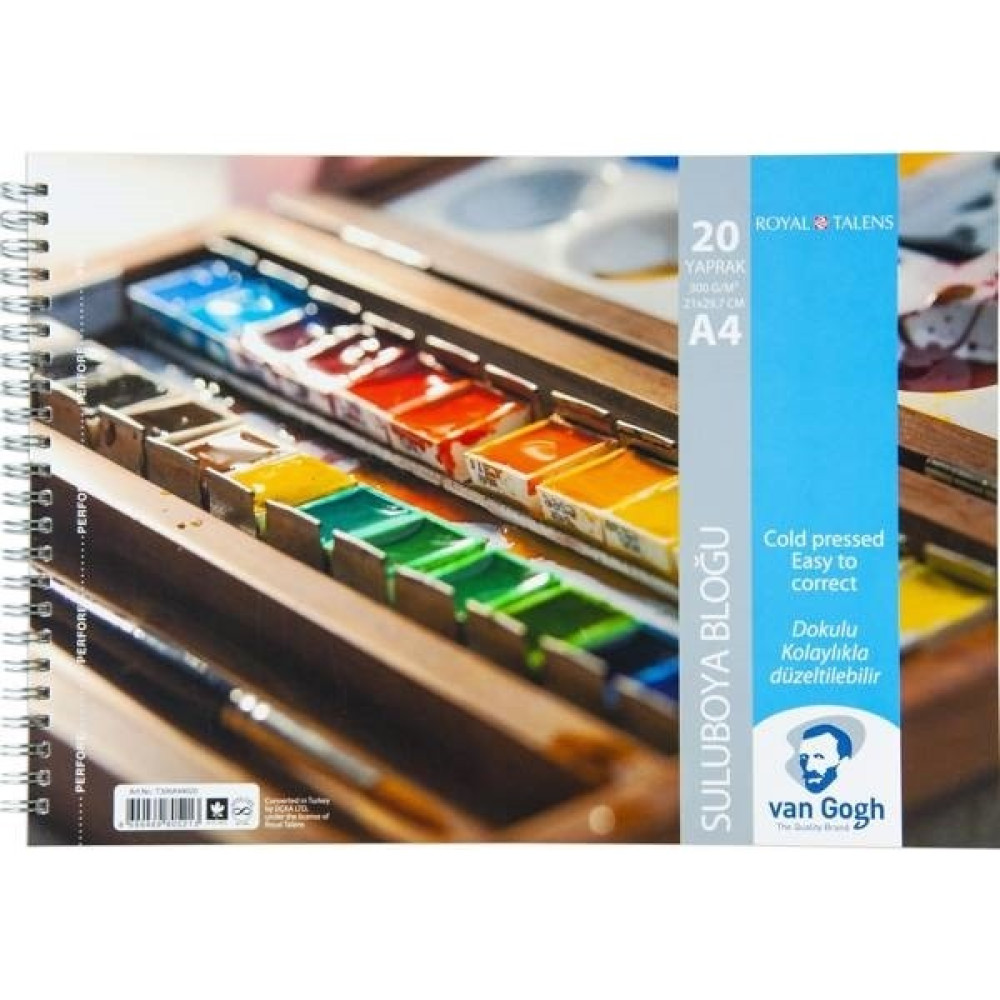 Van Gogh Suluboya Bloğu Defter 300 gr 20 yp A4 Defter & Kağıt Ürünleri Fiyatı