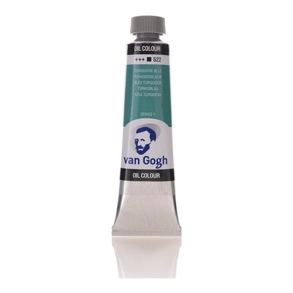 Van Gogh Yağlı Boya 40 ml 522 Turquoise Blue - Yeşil Resim Yağlı Boya Fiyatı