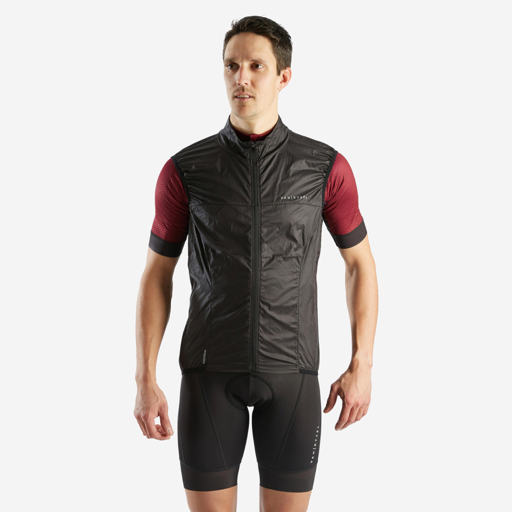 Van Rysel Erkek Kolsuz Yol Bisikleti Rüzgarlığı - Siyah - Racer Ultra-Light Bisiklet Aksesuarları Fiyatı