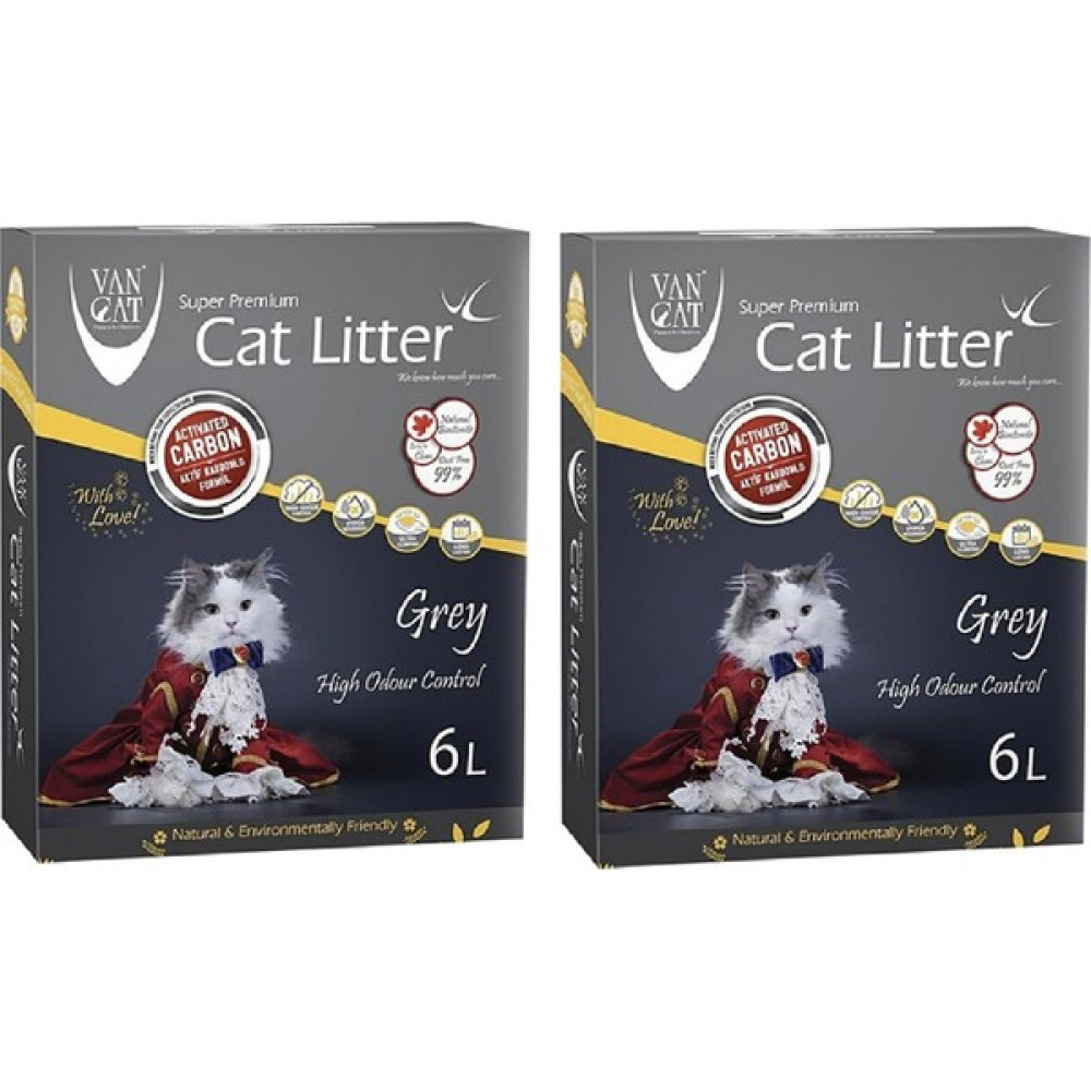 Vancat Aktif Karbonlu Premium Kedi Kumu 6 lt x 2 Adet Evcil Hayvan Ürünleri Fiyatı