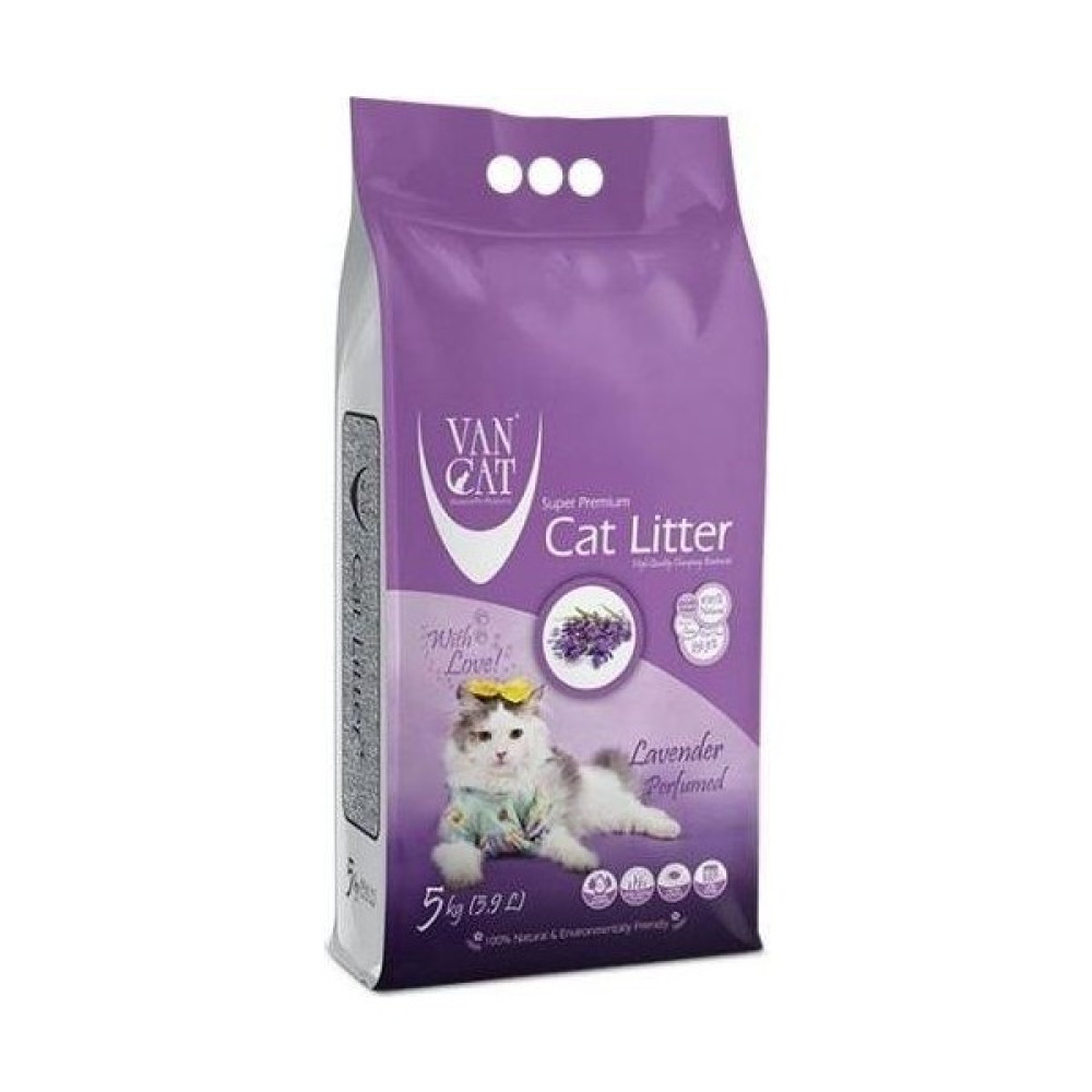 Vancat İnce Topaklaşan Kedi Kumu Lavanta Kokulu 5 kg Evcil Hayvan Ürünleri Fiyatı