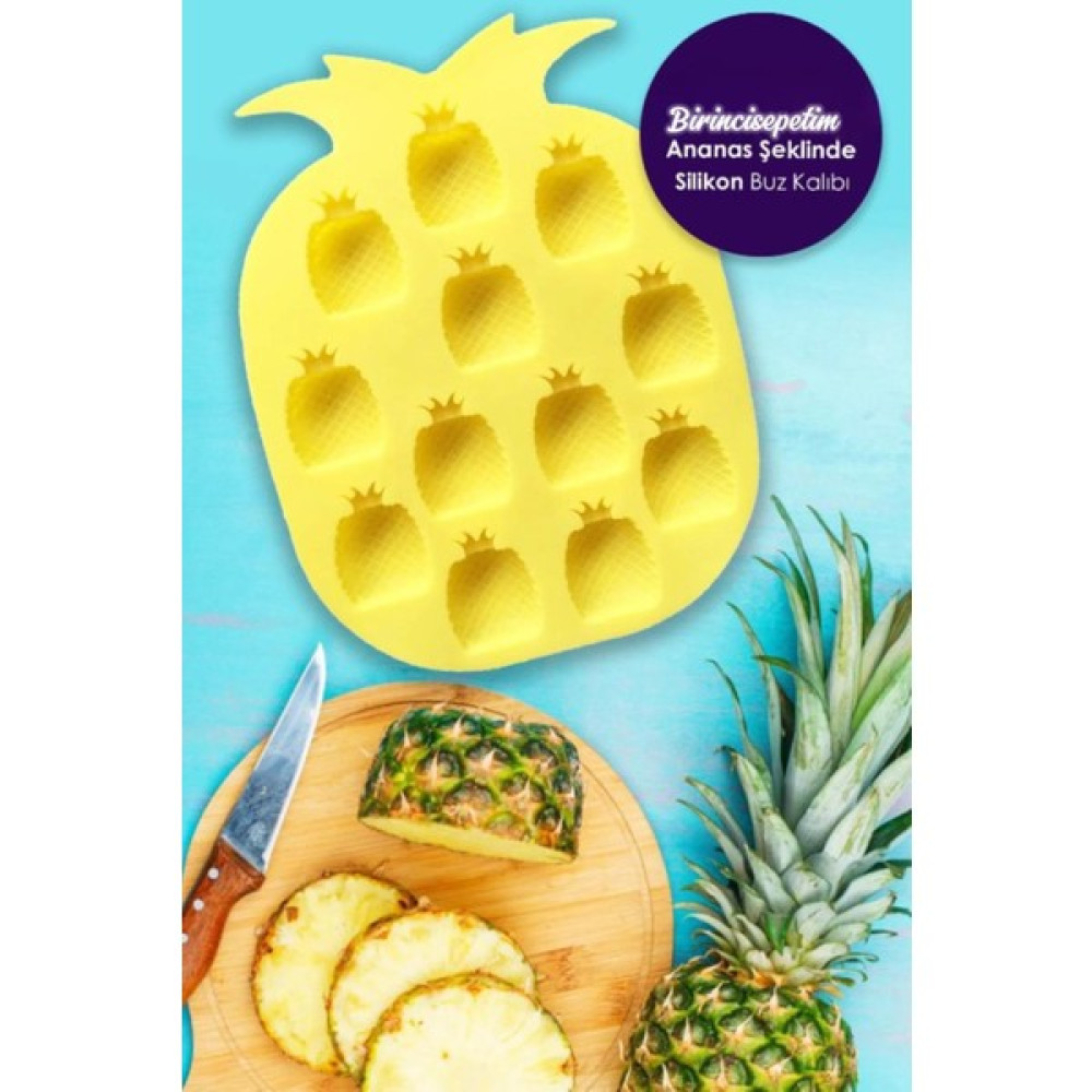 Vancl Ananas Şeklinde Silikon Buz Kalıbı | Mum, Sabun, Jöle, Çikolata Yapımında Da Kullanılır. Mutfak Gereçleri Fiyatı