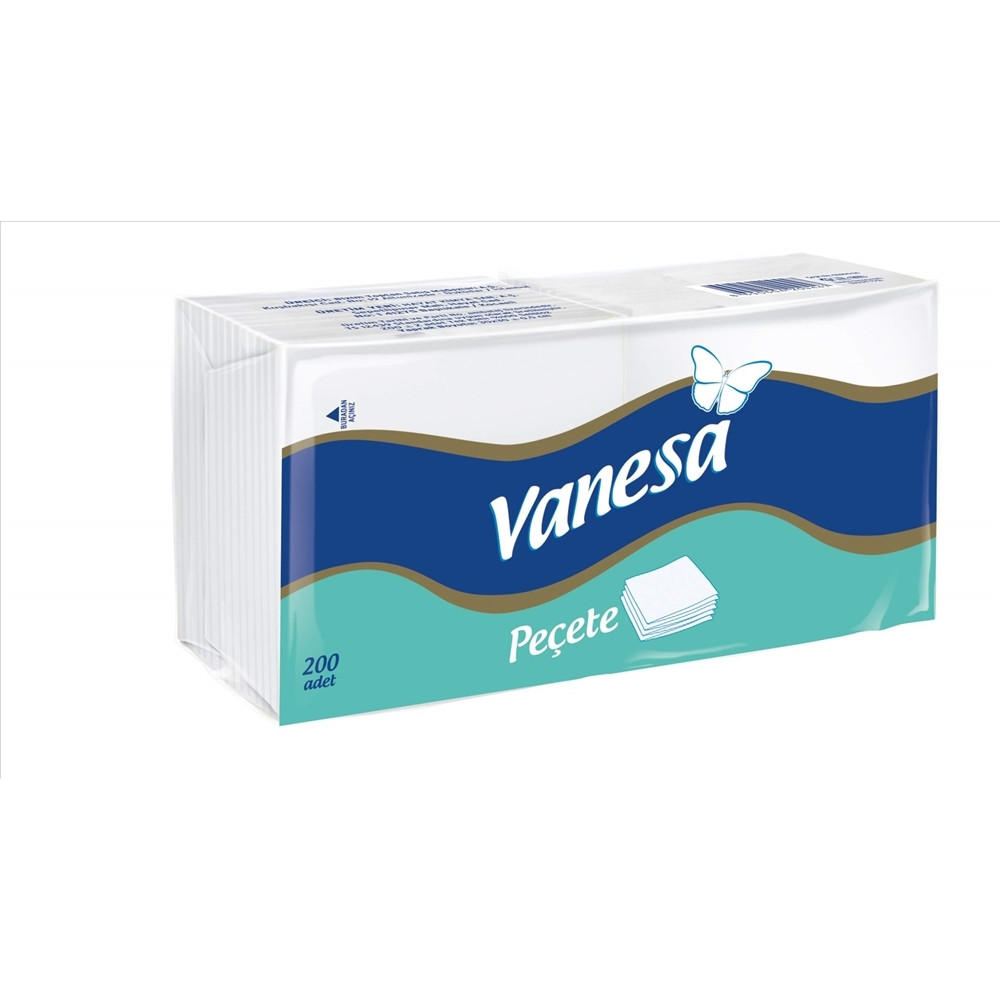 Vanesa Peçete 30x30 cm 200'lü Peçete Fiyatı