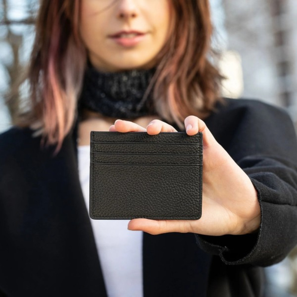 Vanilia Collection Vanilla Collection Orijinal Hakiki Deri Unisex Kredi Kartlık Cüzdan Portföy Süper Ince Model Slim Siyah Erkek Kartlık Fiyatı