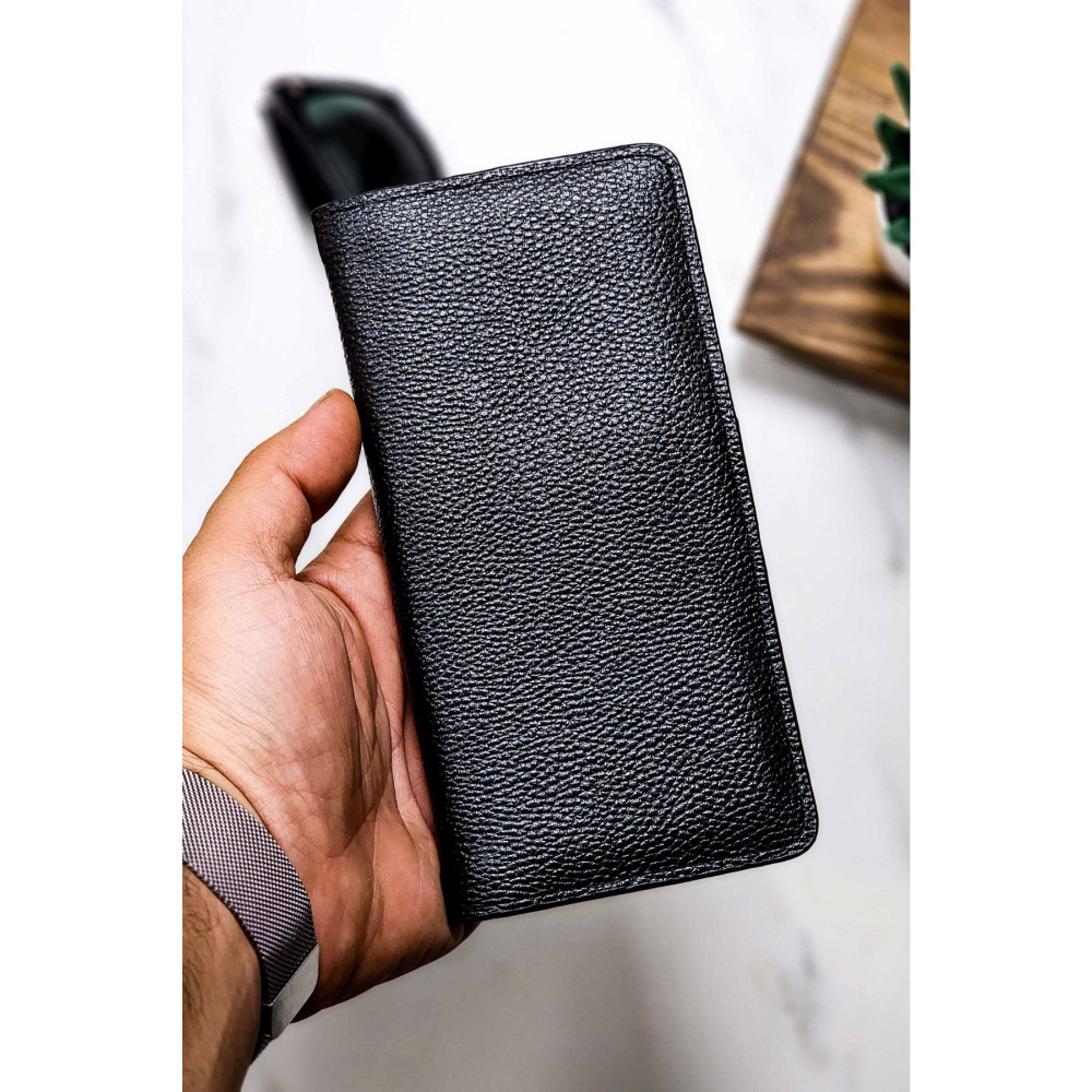 VANİLLA COLLECTİON Telefon Bölmeli Unisex Deri Portföy Kartlık Uzun Cüzdan Siyah Bayan Cüzdan Fiyatı