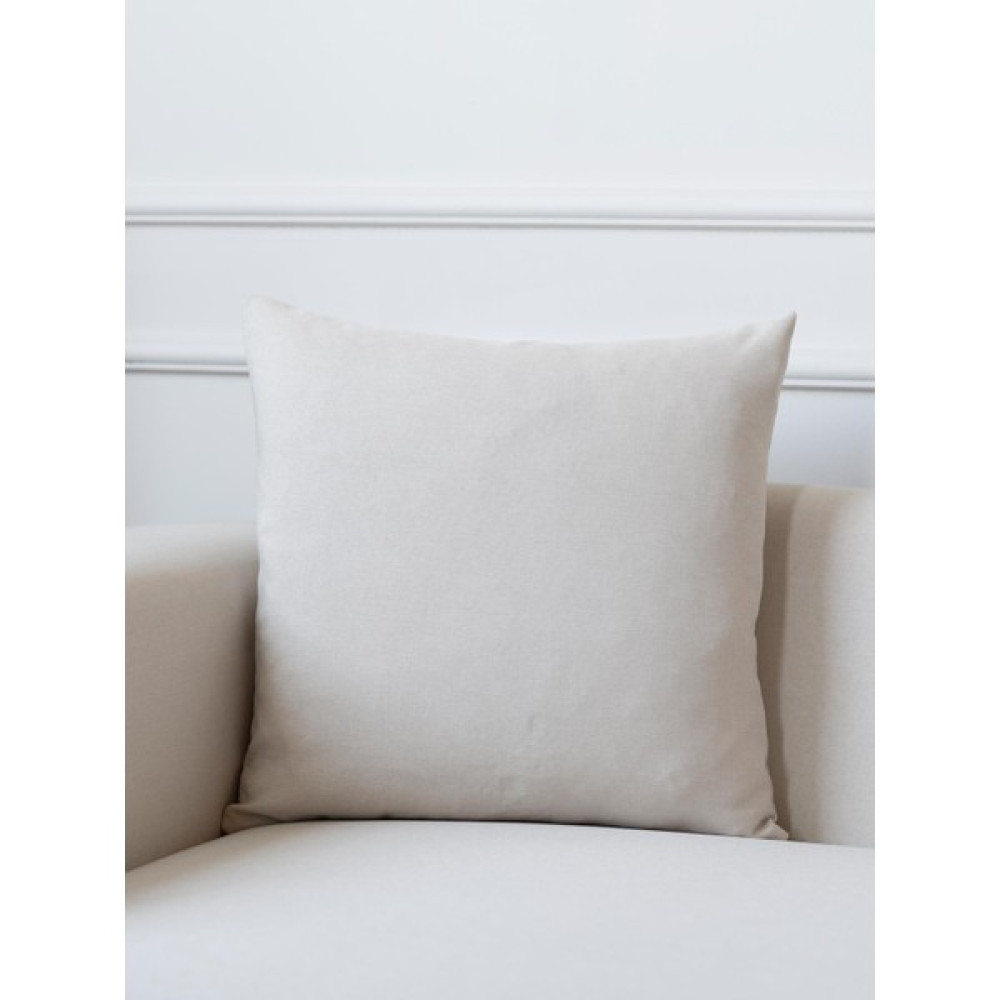Vanilla Home Riga Bej Renk Düz Kare Kırlent Kılıfı - 43 x 43 cm Kırlent / Mobilya Yastığı Fiyatı