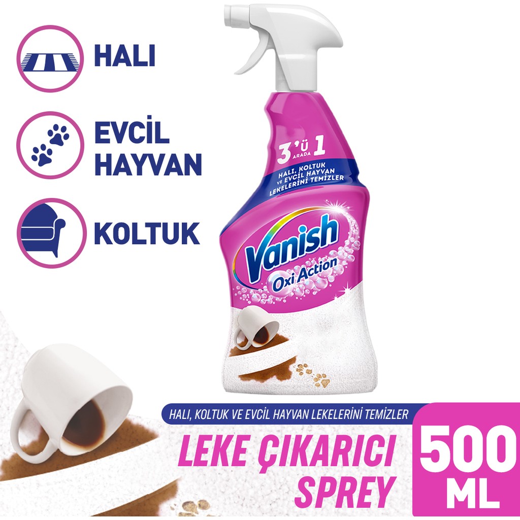 Vanish Kosla Pet Leke Çıkarıcı ve Koku Giderici Sprey 500 ml Evcil Hayvan Ürünleri Fiyatı