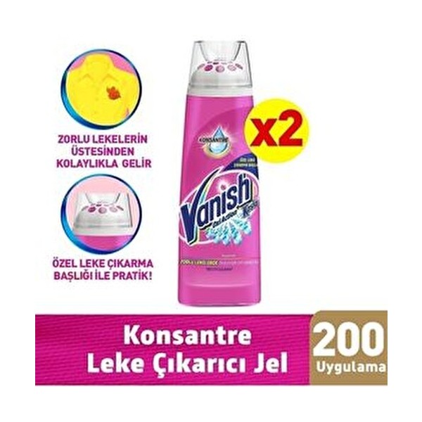 Vanish Oxi Action Konsantre Leke Çıkarıcı Jel 400 ml Zorlu Lekeler İçin Etkili Çözüm Türkiye Üretimi Çamaşır Yıkama Fiyatı