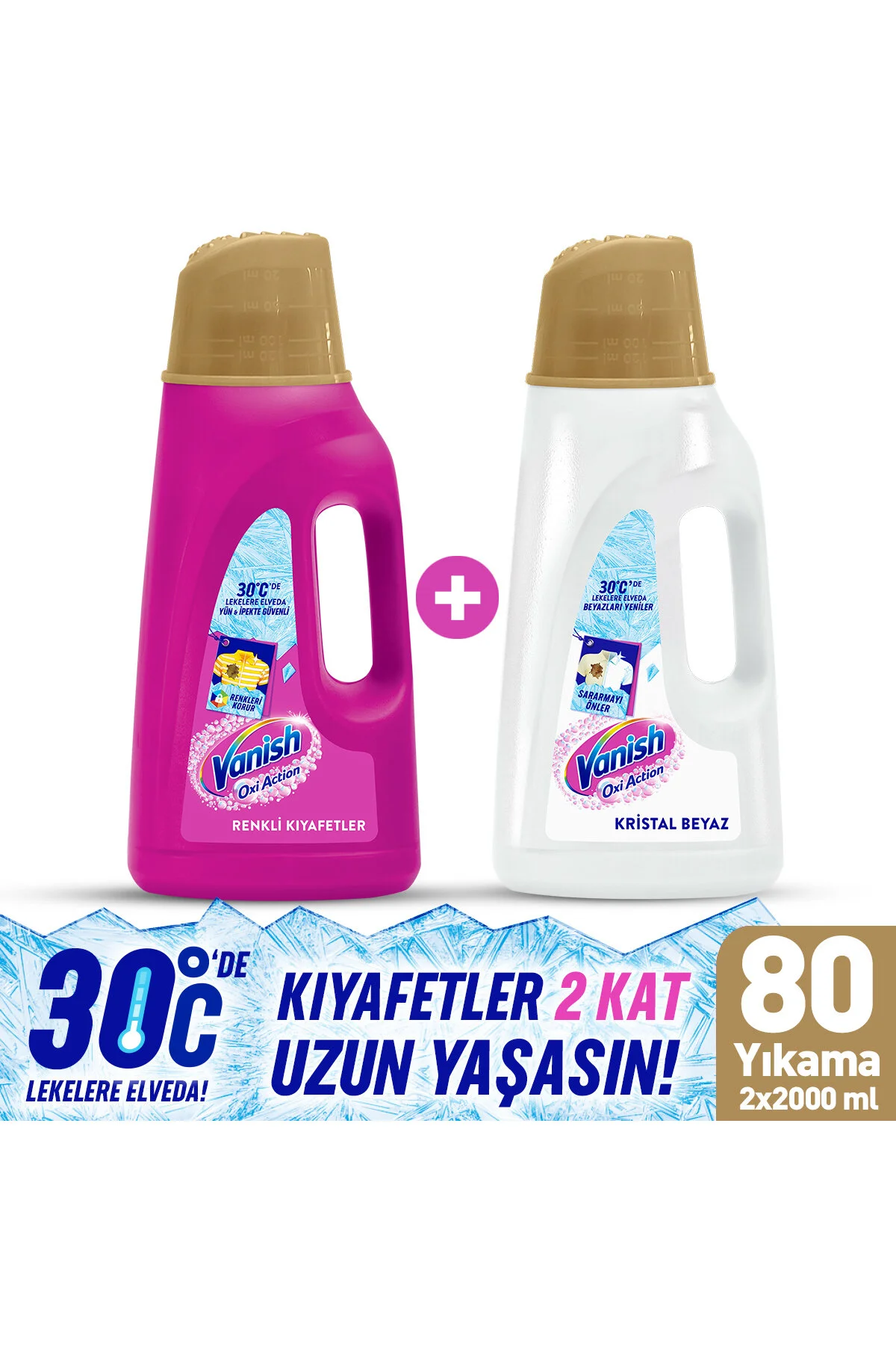 Vanish Oxi Action Multipower Beyazlar ve Renkliler Sıvı Deterjan Güçlendirici ve Leke Çıkarıcı(2000 mlx2)" Çamaşır Yıkama Fiyatı