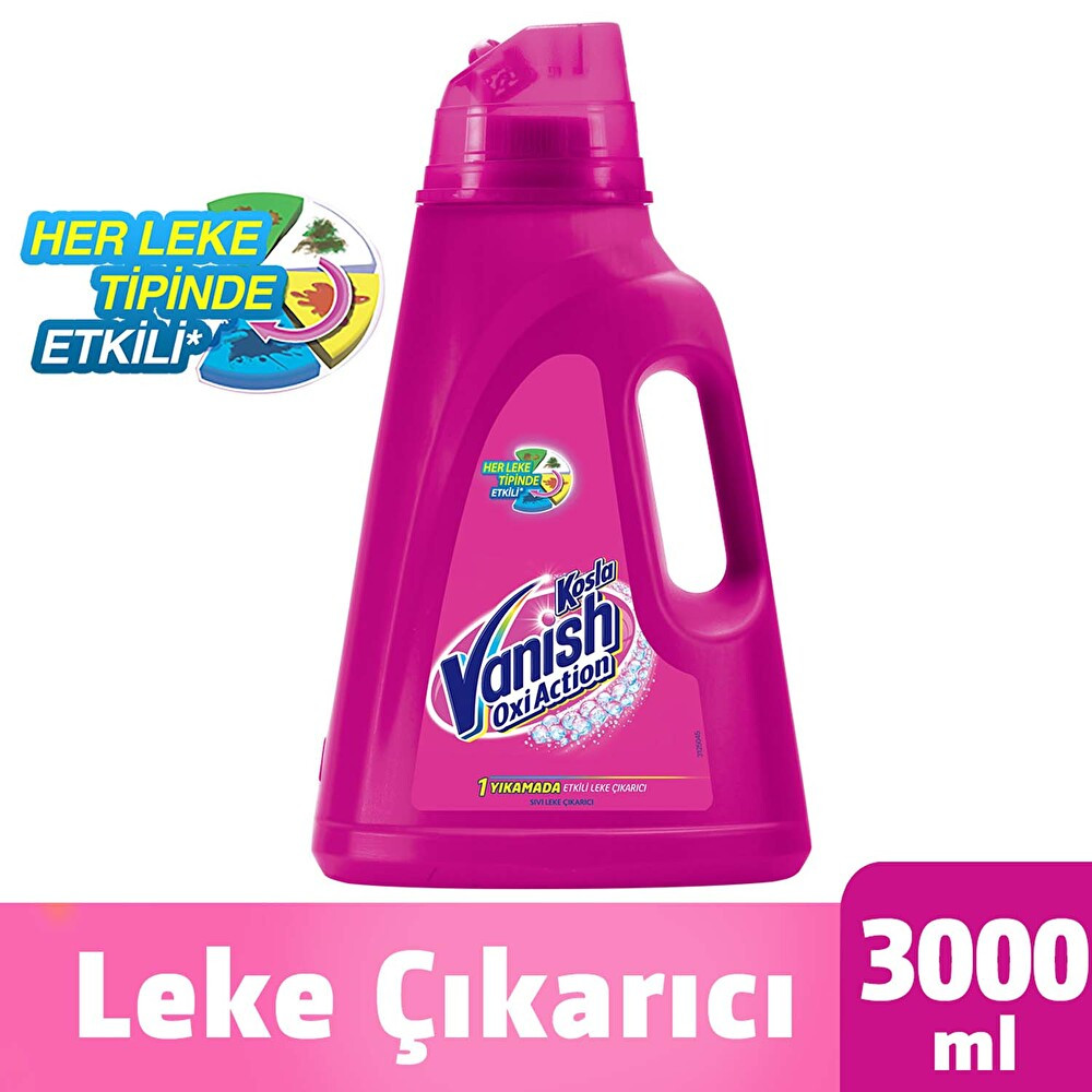 Vanish Sıvı Leke Çıkarıcı Pembe 3000 ml Çamaşır Yıkama Fiyatı